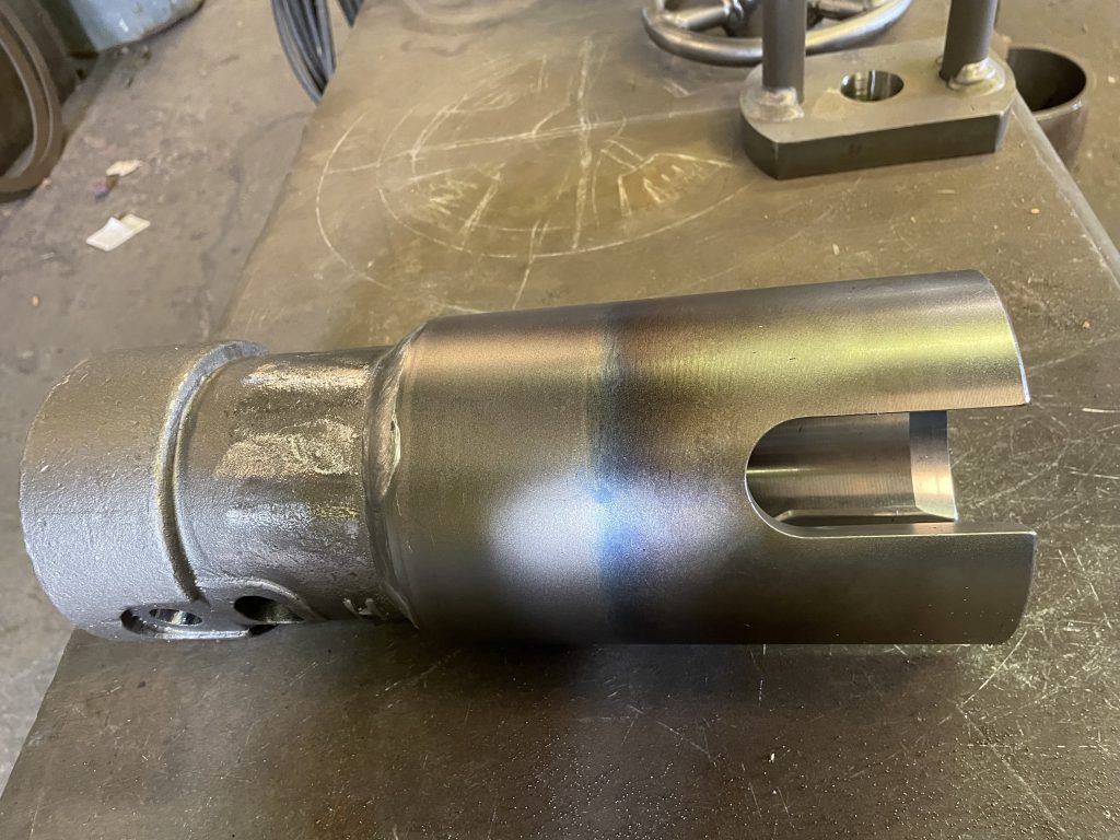 2 1/2” Hex Adapter to Special 3 Way Cutout Mills Machine Company Inc.